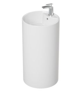 Раковина напольная Laguraty 2090 W 45x85см белый